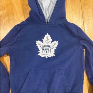Toronto Maple Leafs NHL boys Blue Hoodie 7-8
